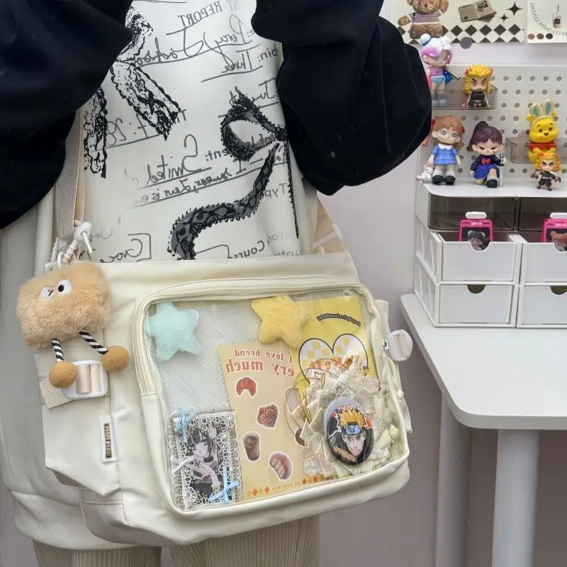 Transparent Messenger Bag Women's All-Color Shoulder Bag - Image 7