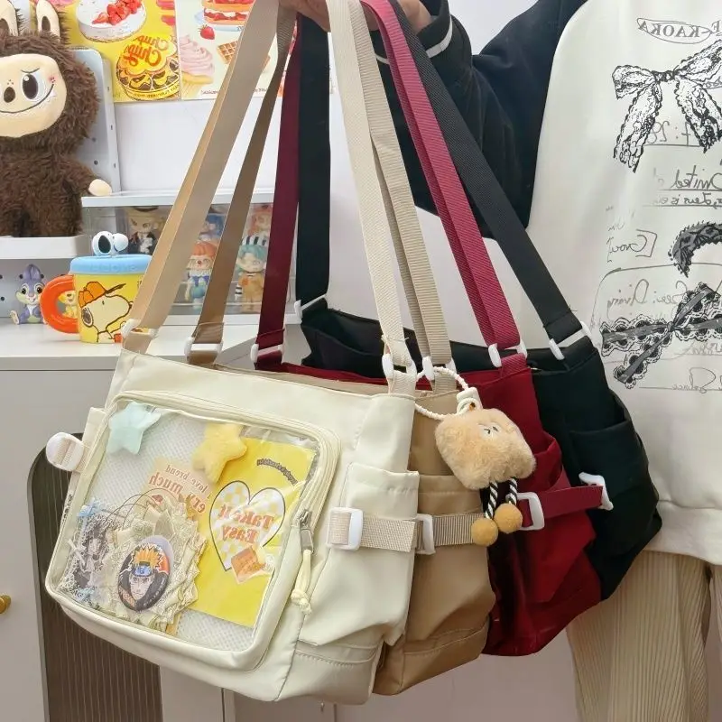 Transparent Messenger Bag Women's All-Color Shoulder Bag — feature 13