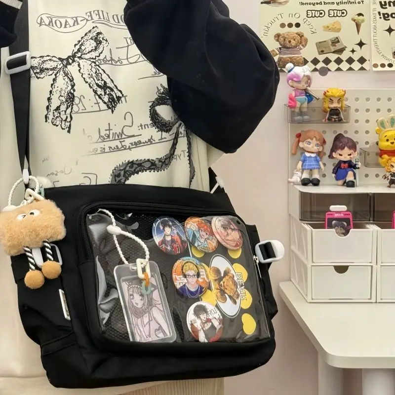 Transparent Messenger Bag Women's All-Color Shoulder Bag — feature 9