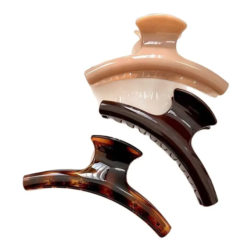 French-Style Oversized Curved Hair Clip for Women - Image 8