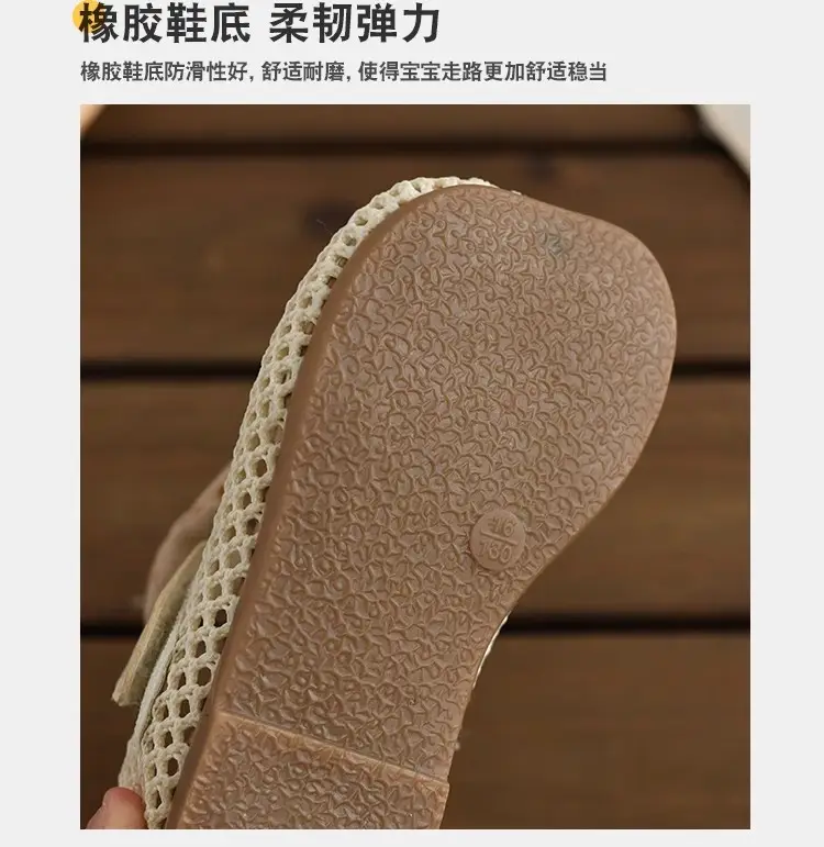 2026 Summer Bowknot Girls Sandals Mesh Soft Sole — feature 7