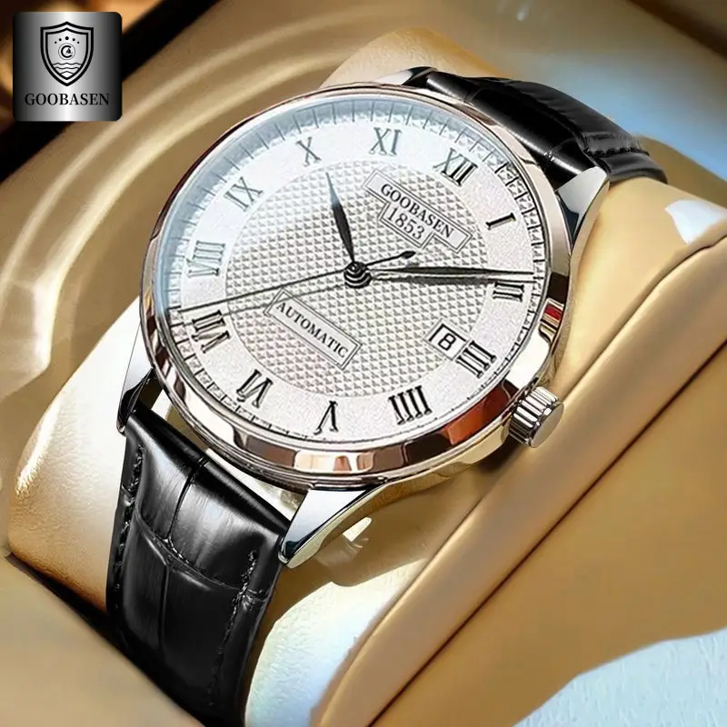 Guberson New Rome Imitation Quartz Watch Men's Stainless Steel - Image 2