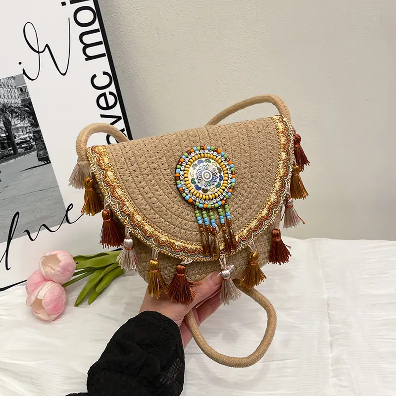 New Ethnic Tassel Shoulder Bag for Women - Image 5