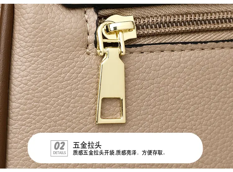 Women's Brown Leather Envelope Crossbody Bag — feature 27