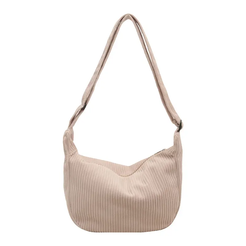 Japanese Style Corduroy Shoulder Bag for Women - Image 13