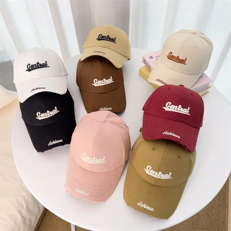 Korean Style Embroidered Baseball Cap for Women - Image 10