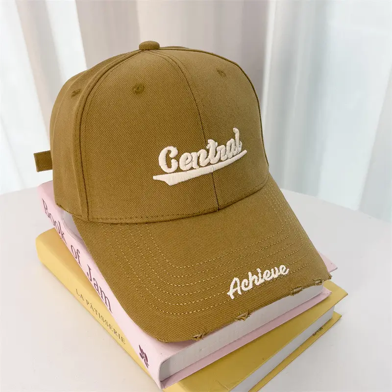 Korean Style Embroidered Baseball Cap for Women - Image 4
