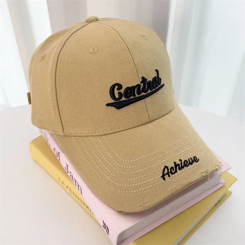 Korean Style Embroidered Baseball Cap for Women - Image 8