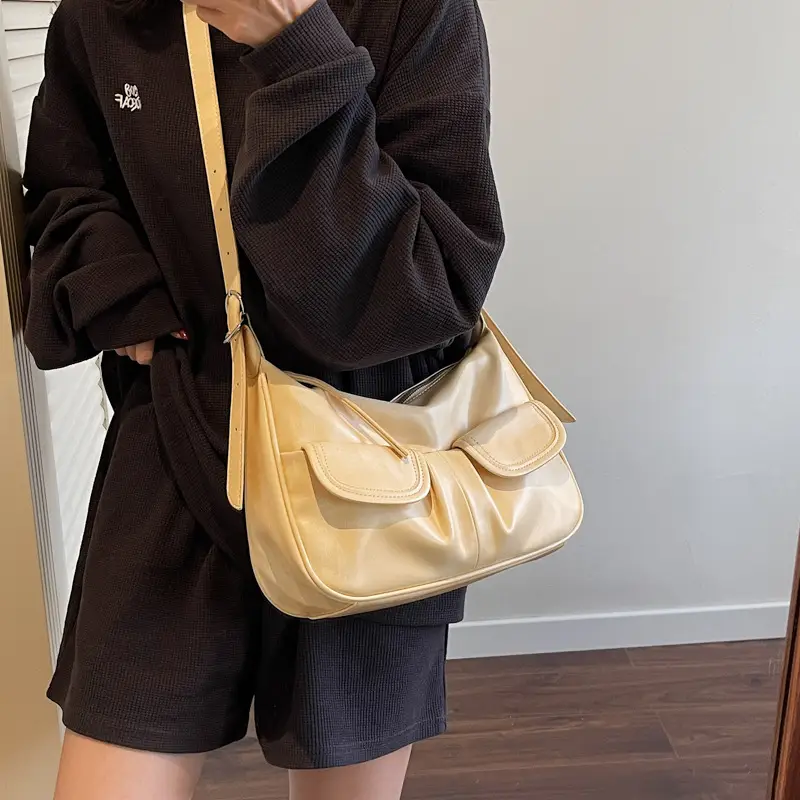 Women's Cream Crossbody Shoulder Bag 2025 Daily Travel - Image 6