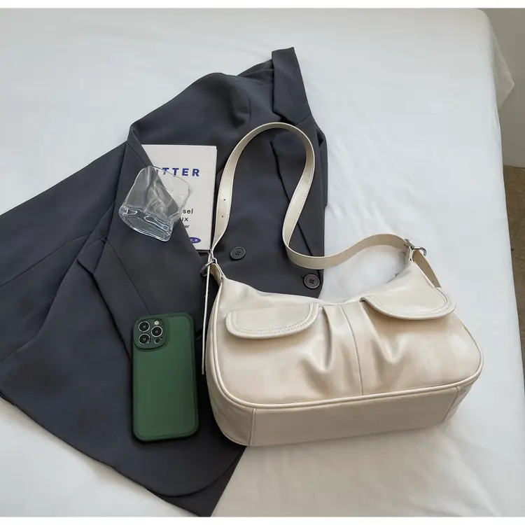 Women's Cream Crossbody Shoulder Bag 2025 Daily Travel — feature 12