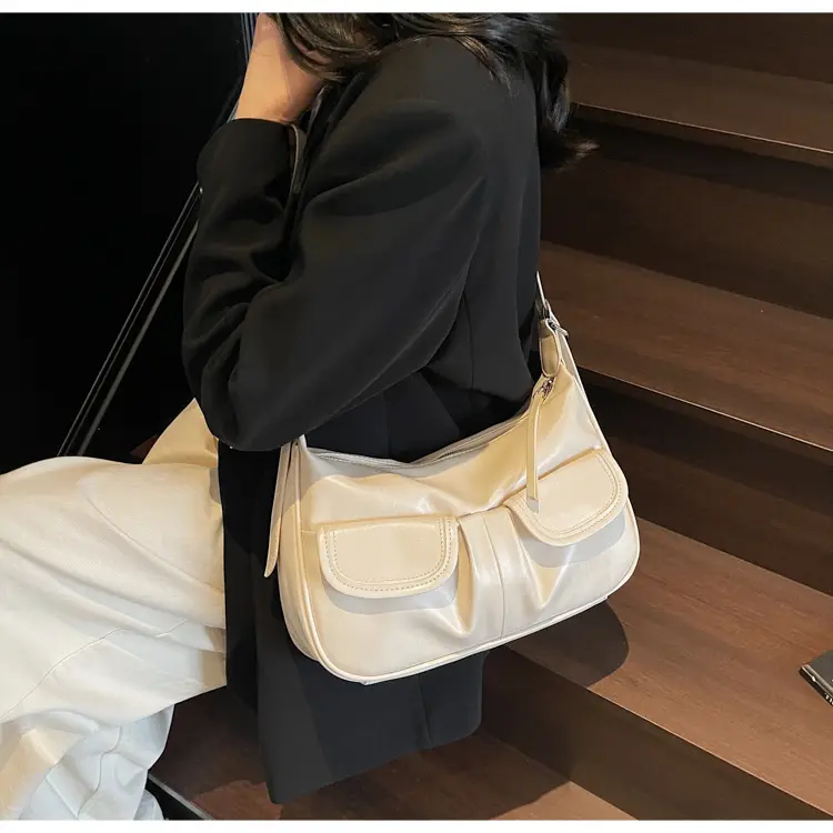 Women's Cream Crossbody Shoulder Bag 2025 Daily Travel — feature 19