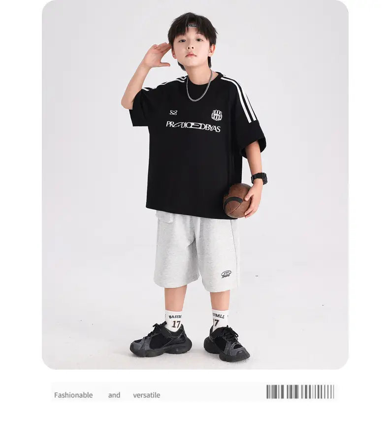 Boys Summer T-Shirt Light Blue 2026 Kids — feature 13