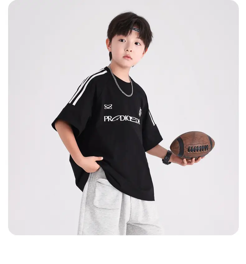 Boys Summer T-Shirt Light Blue 2026 Kids — feature 15