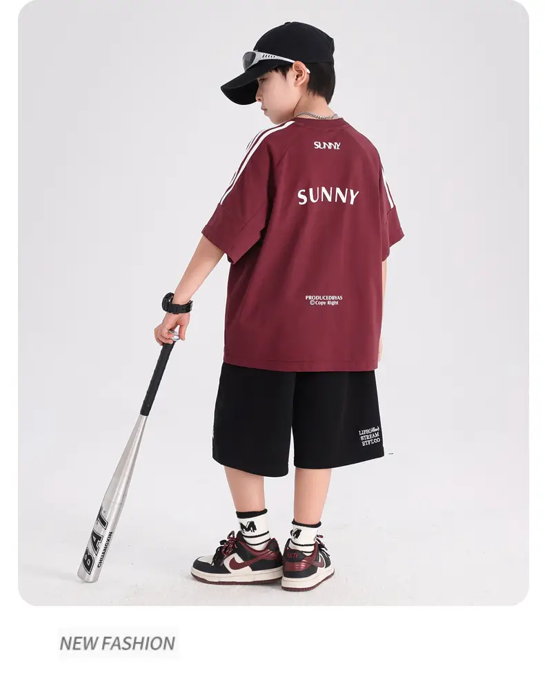 Boys Summer T-Shirt Light Blue 2026 Kids — feature 17