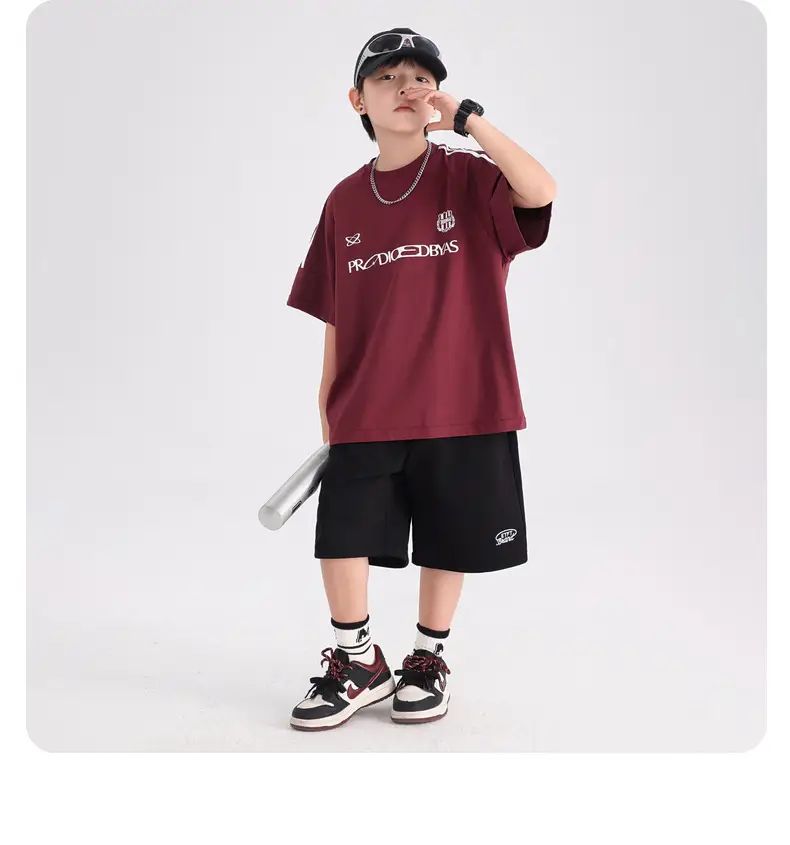 Boys Summer T-Shirt Light Blue 2026 Kids — feature 18
