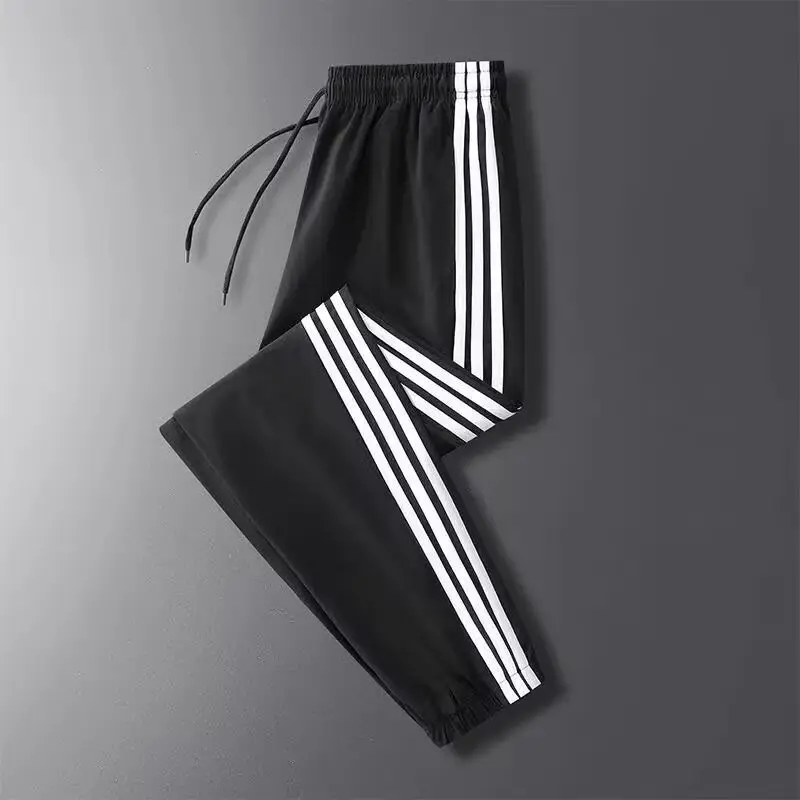 Navy Blue Track Pants for Men Women Summer School Pants