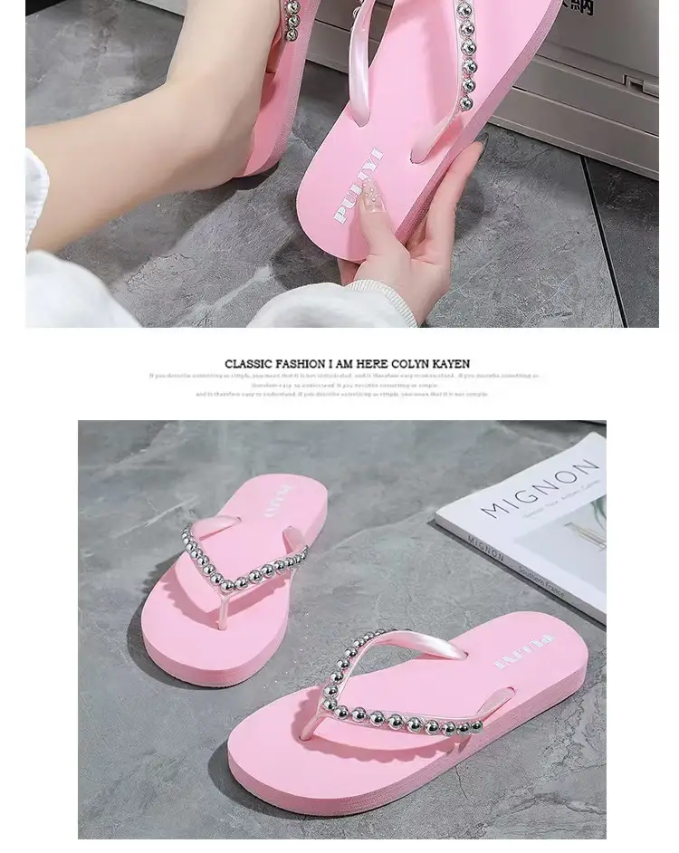 Fashion New Trendy Non-Slip Wedge Flip-Flops for Women 2025 Summer Outdoor Thick-Soled Sandals — feature 14