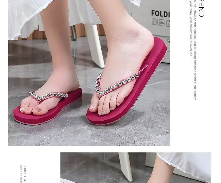 Fashion New Trendy Non-Slip Wedge Flip-Flops for Women 2025 Summer Outdoor Thick-Soled Sandals — feature 16