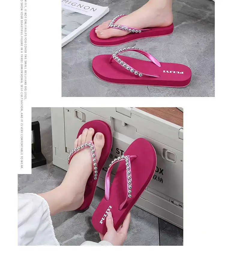 Fashion New Trendy Non-Slip Wedge Flip-Flops for Women 2025 Summer Outdoor Thick-Soled Sandals — feature 17
