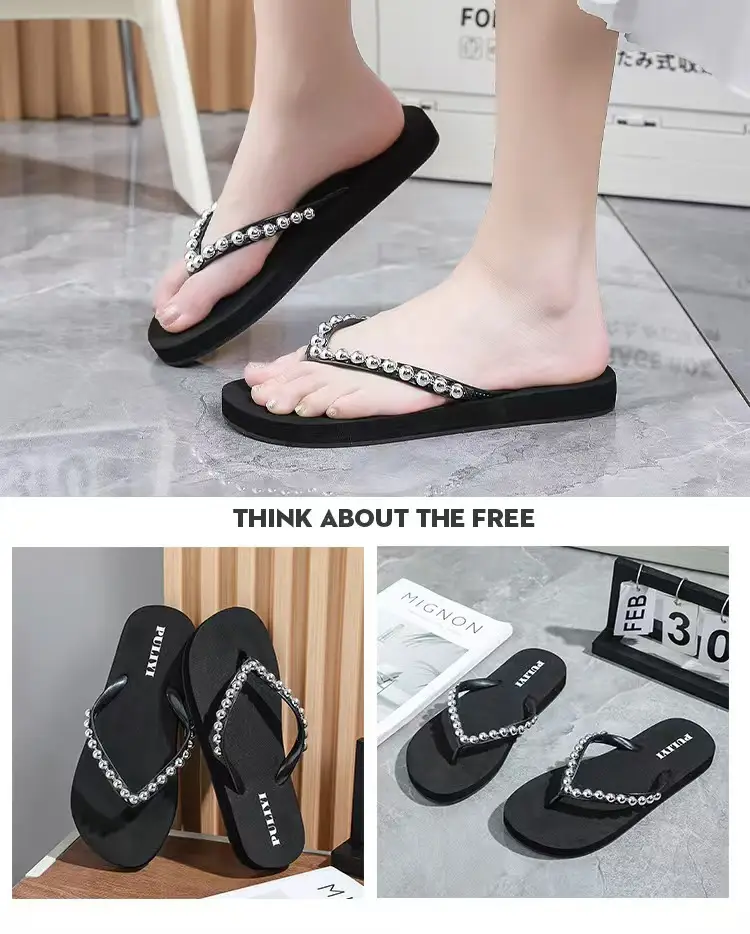 Fashion New Trendy Non-Slip Wedge Flip-Flops for Women 2025 Summer Outdoor Thick-Soled Sandals — feature 9