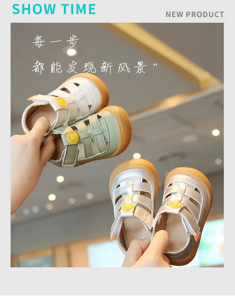 Women's White Velvet Toddler Sandals 1-3Yrs — feature 1