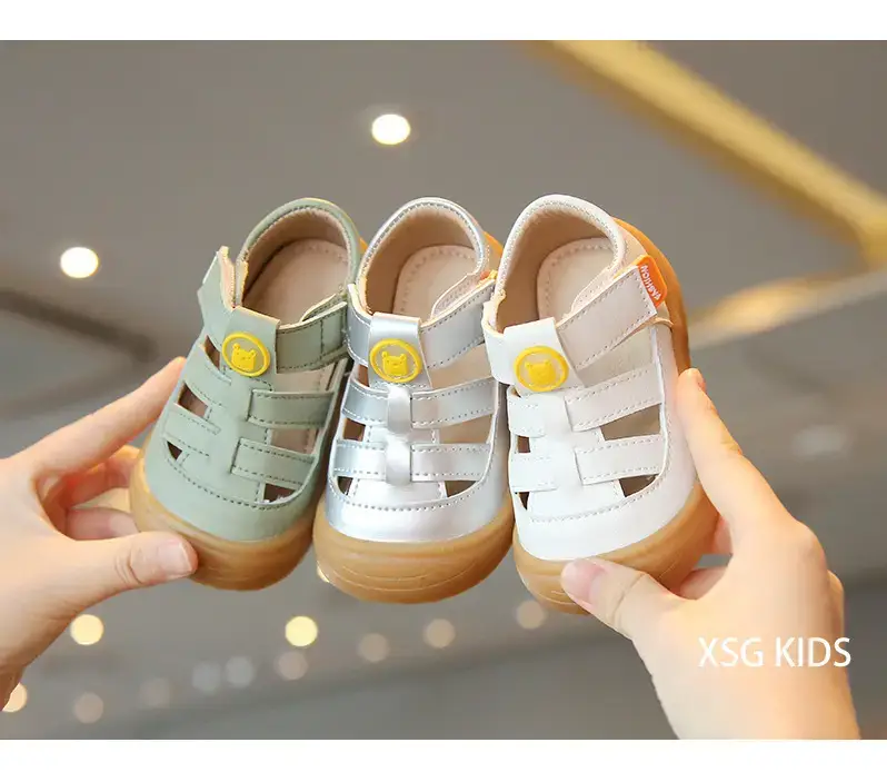 Women's White Velvet Toddler Sandals 1-3Yrs — feature 10