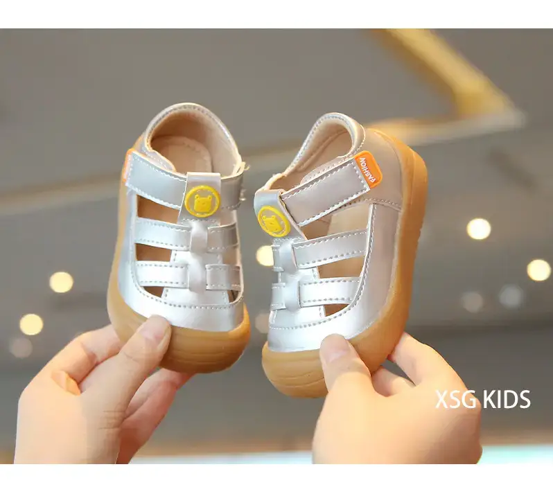 Women's White Velvet Toddler Sandals 1-3Yrs — feature 18
