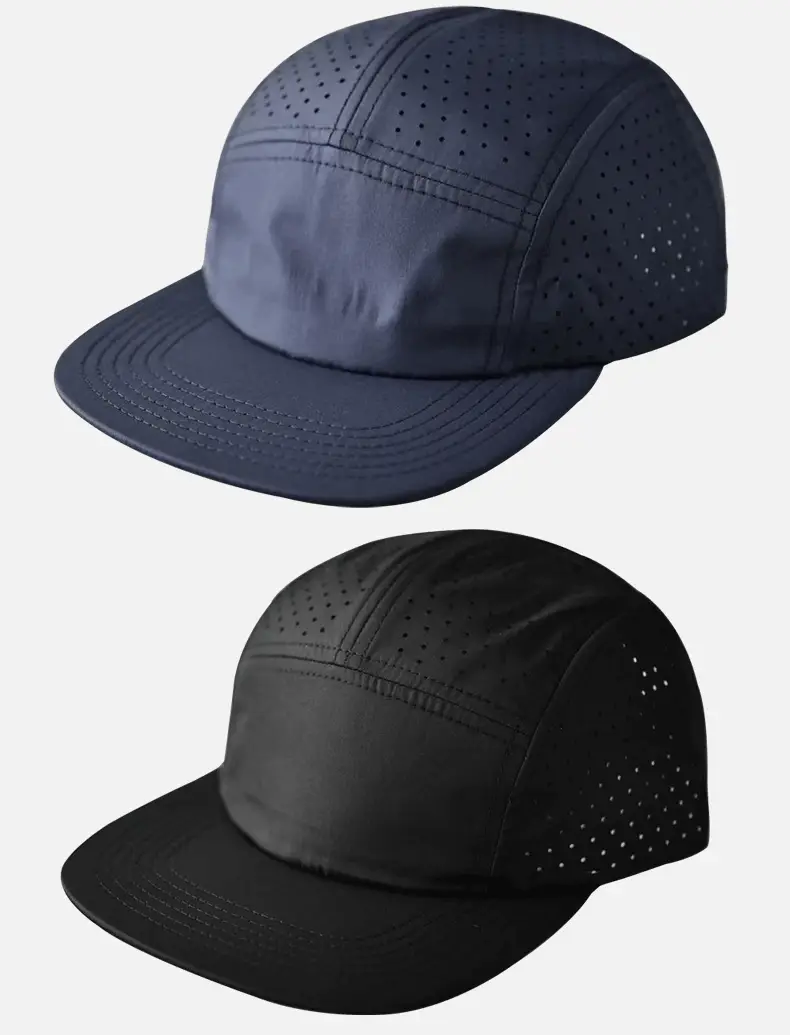 Men's White Perforated Sun Hat — feature 13