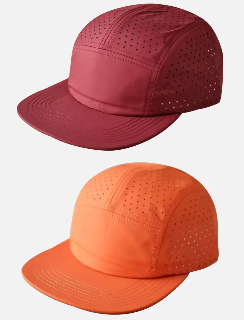 Men's White Perforated Sun Hat — feature 16