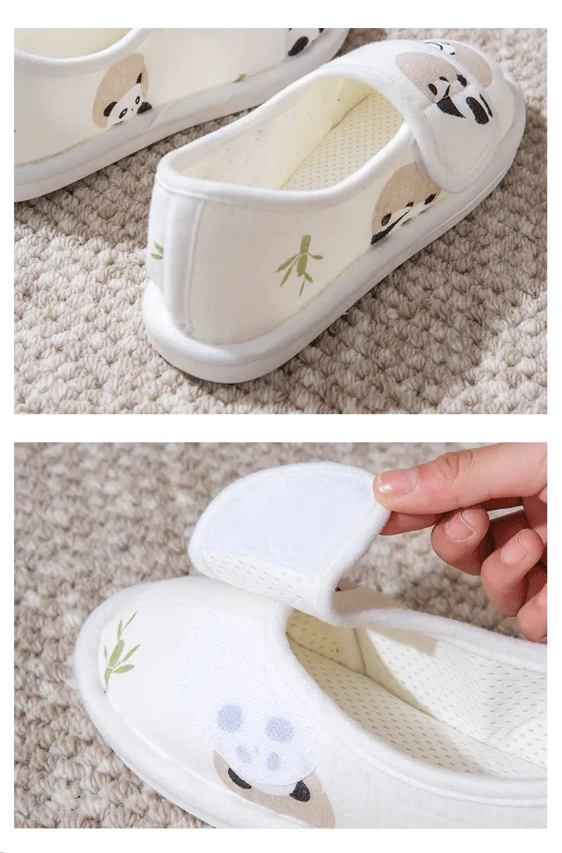 Summer Thin Postpartum Shoes for Women, Indoor Home Thick-Soled Non-Slip Soles, Comfortable and Breathable Cotton Slippers for Pregnant Women — feature 12