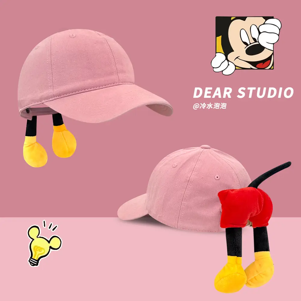 Cute Mickey Mouse Cap for Women Y2K Hat