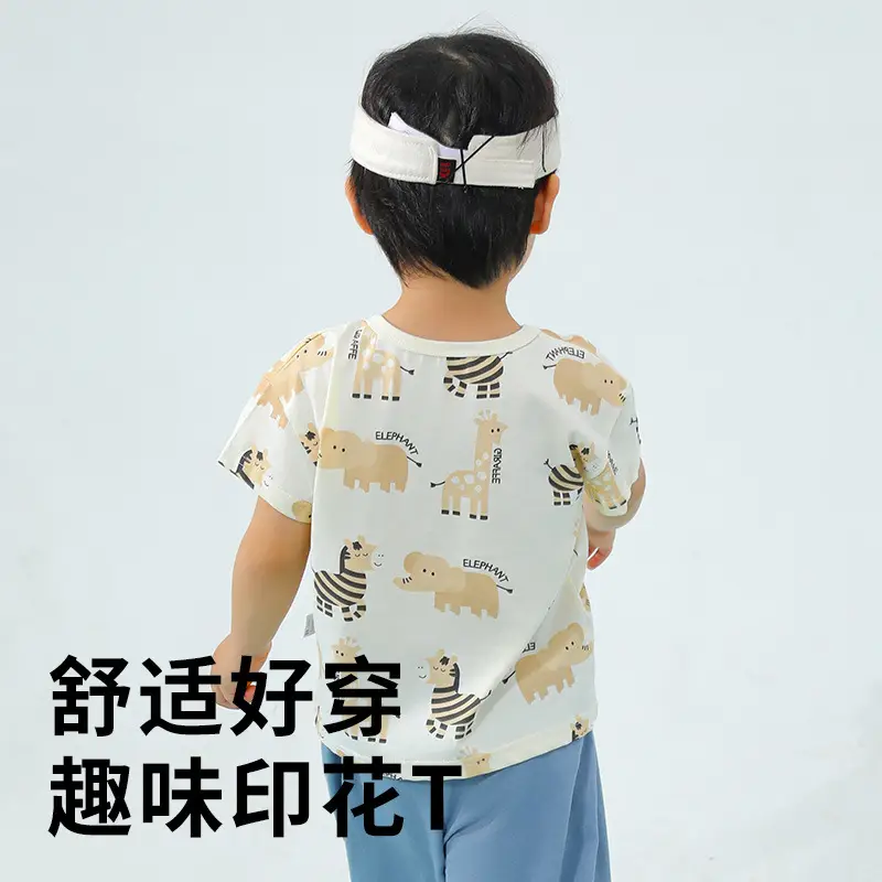 Baby T-Shirt Short Sleeve Cotton Summer Kids Boys Girls - Image 3