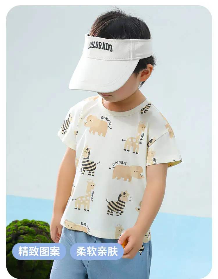 Baby T-Shirt Short Sleeve Cotton Summer Kids Boys Girls — feature 1