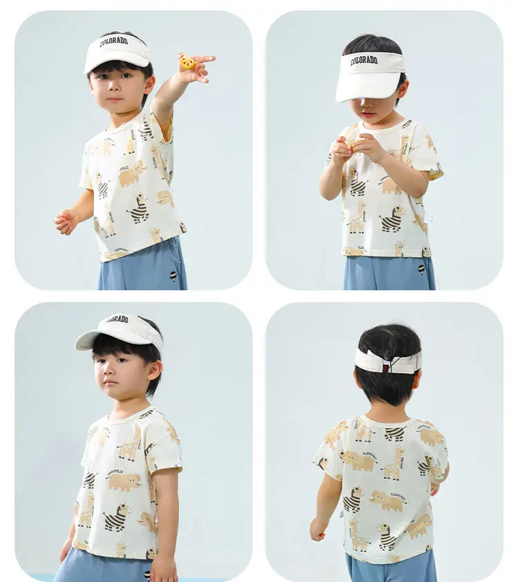 Baby T-Shirt Short Sleeve Cotton Summer Kids Boys Girls — feature 11