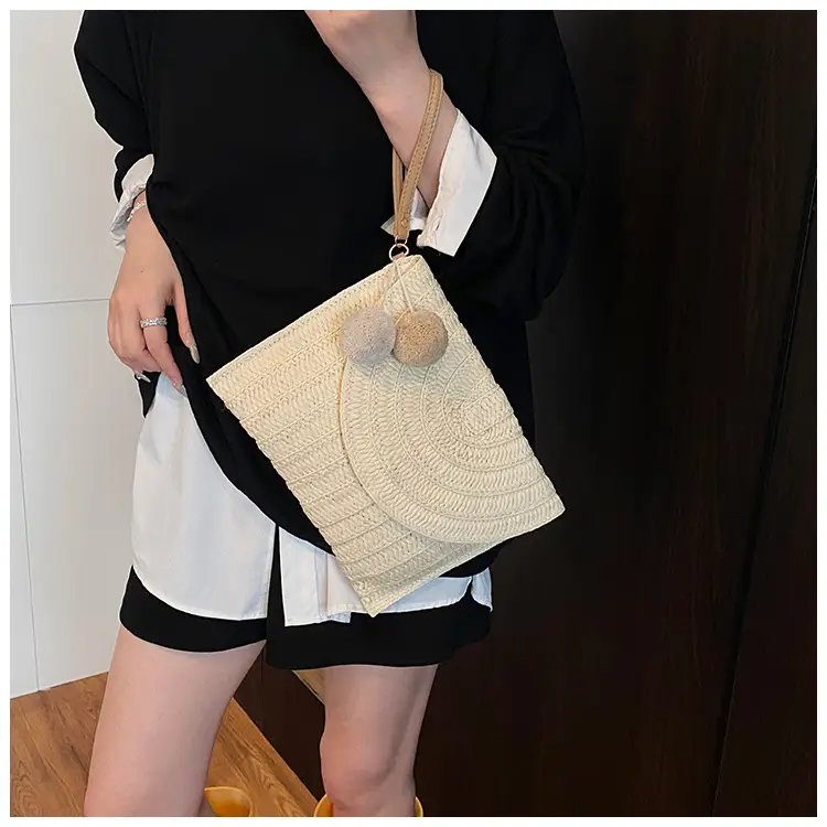 2025 New Summer Straw Woven Bag Brown Crossbody Women — feature 16