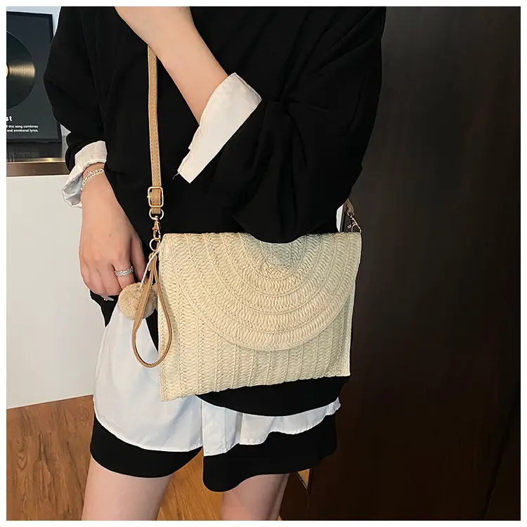 2025 New Summer Straw Woven Bag Brown Crossbody Women — feature 17
