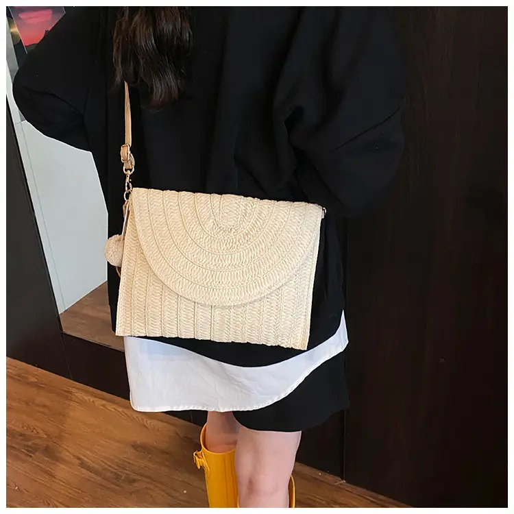 2025 New Summer Straw Woven Bag Brown Crossbody Women — feature 18