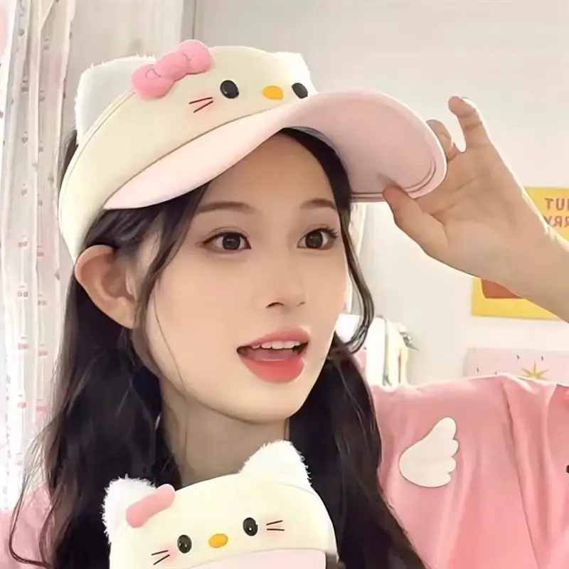 Hello Kitty Cartoon Sun Hat for Kids - Image 4