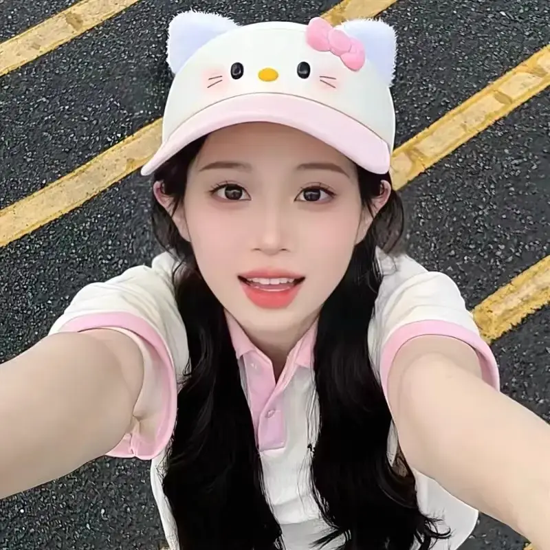 Hello Kitty Cartoon Sun Hat for Kids — feature 4