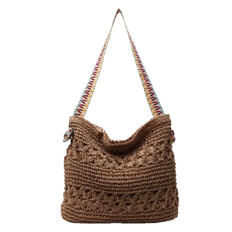Straw Lazy Bucket Bag Women 2025 Summer - Image 7