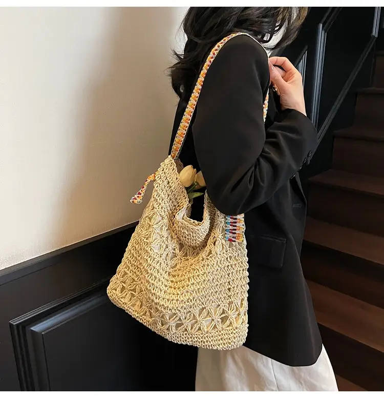 Straw Lazy Bucket Bag Women 2025 Summer — feature 20