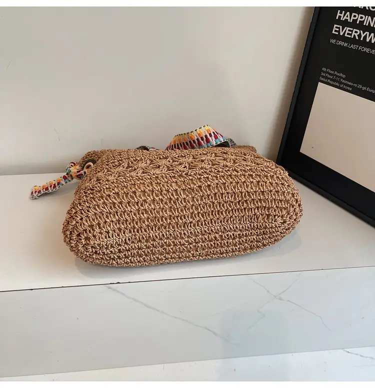 Straw Lazy Bucket Bag Women 2025 Summer — feature 25