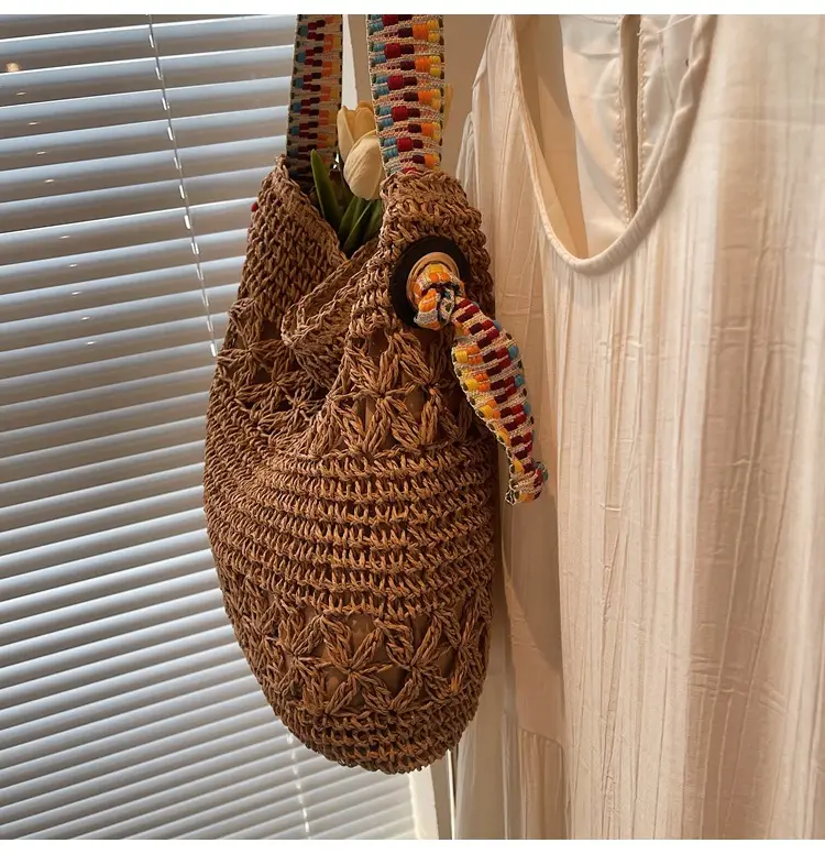 Straw Lazy Bucket Bag Women 2025 Summer — feature 27