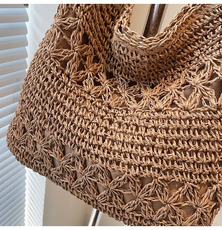 Straw Lazy Bucket Bag Women 2025 Summer — feature 28