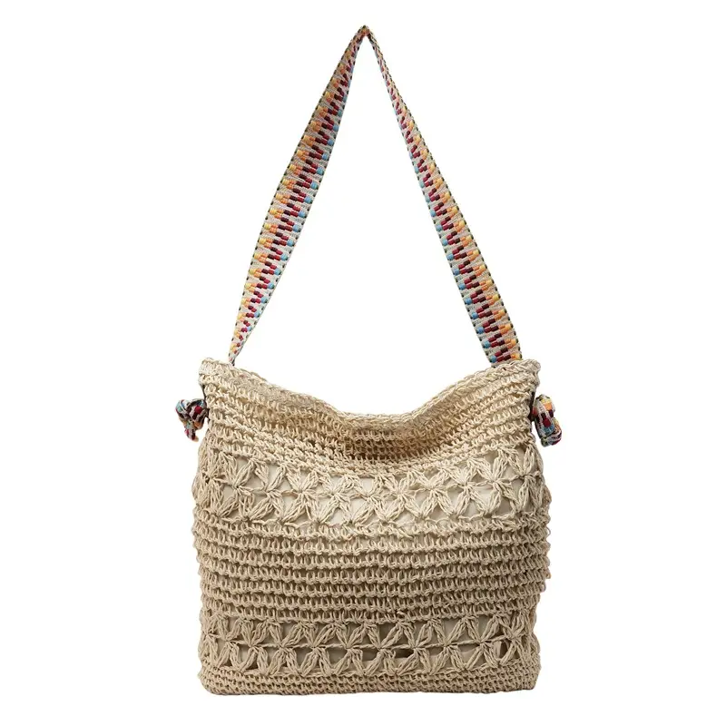 Straw Lazy Bucket Bag Women 2025 Summer - Image 2