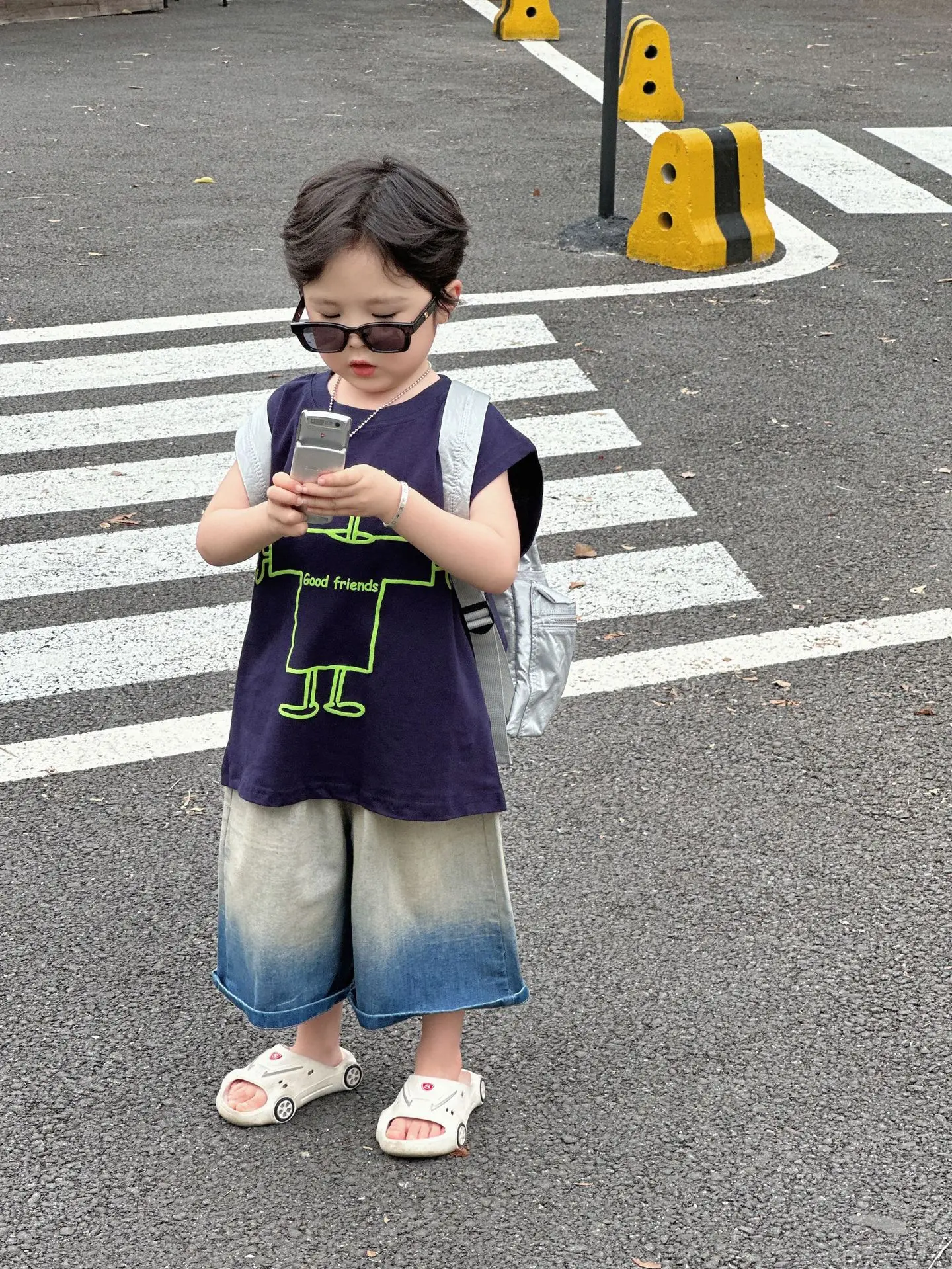 Kids Korean Style Cartoon T-Shirt Set Summer Casual — feature 8
