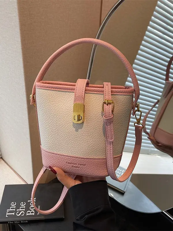 Pink Beige Crossbody Bag for Women 2025 - Image 5