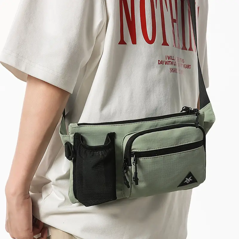Men Crossbody Chest Bag Summer Sports Cycling Mobile Phone Bag
