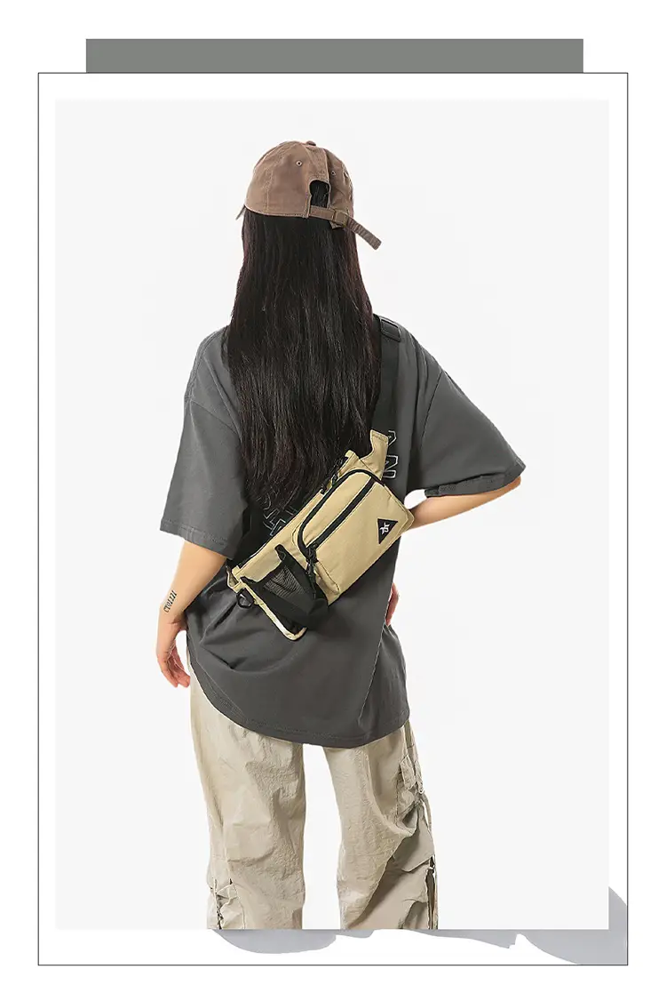 Men Crossbody Chest Bag Summer Sports Cycling Mobile Phone Bag — feature 5