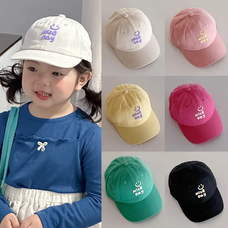 Pink Korean Ins Letter Girls Baseball Cap